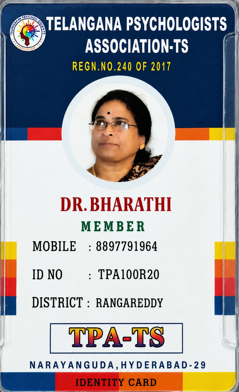 Telangana Psychologists Association - TS Member